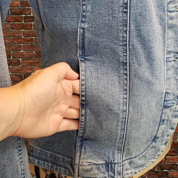 Christine Alexander Jean Jacket with Swarovski Crystal - Picture 9 of 10